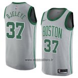 Maillot Boston Celtics Semi Ojeleye No 37 Ville 2018 Gris