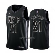 Maillot Brooklyn Nets Lamarcus Aldridge NO 21 Statement 2022-23 Noir