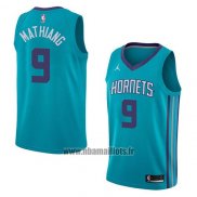 Maillot Charlotte Hornets Mangok Mathiang No 9 Icon 2018 Vert