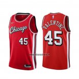 Maillot Chicago Bulls Denzel Valentine NO 45 Ville 2021-22 Rouge