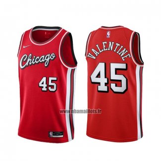 Maillot Chicago Bulls Denzel Valentine NO 45 Ville 2021-22 Rouge