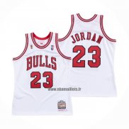 Maillot Chicago Bulls Michael Jordan NO 23 Mitchell & Ness 1995-96 Blanc