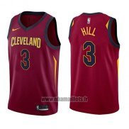 Maillot Cleveland Cavaliers George Hill No 3 Icon 2017-18 Rouge