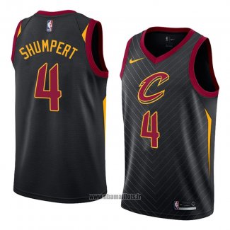 Maillot Cleveland Cavaliers Iman Shumpert No 4 Statement 2018 Noir