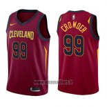 Maillot Cleveland Cavaliers Jae Crowder No 99 Swingman Icon 2017-18 Rouge