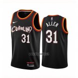 Maillot Cleveland Cavaliers Jarrett Allen No 31 Ville 2020-21 Noir