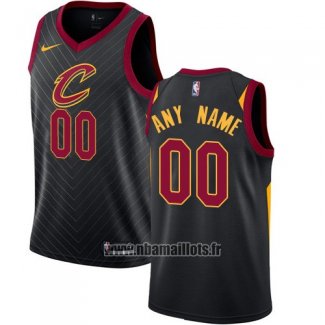 Maillot Cleveland Cavaliers Personnalise 2017-18 Noir