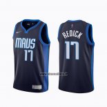 Maillot Dallas Mavericks J.j. Redick No 17 Earned 2020-21 Bleu