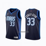 Maillot Dallas Mavericks Willie Cauley-Stein No 33 Earned 2020-21 Bleu