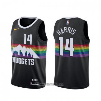 Maillot Denver Nuggets Gary Harris NO 14 Ville 2019-20 Noir