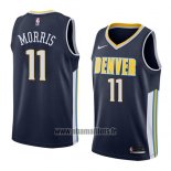 Maillot Denver Nuggets Monte Morris No 11 Icon 2018 Bleu