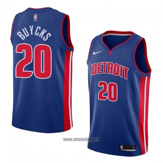 Maillot Detroit Pistons Dwight Buycks No 20 Icon 2018 Bleu