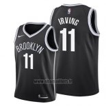 Maillot Enfant Brooklyn Nets Kyrie Irving No 11 Icon 2019 Noir