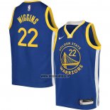 Maillot Enfant Golden State Warriors Andrew Wiggins NO 22 Icon Bleu