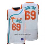 Maillot Film Flint Tropscs Vture Downtown No 69 Blanc