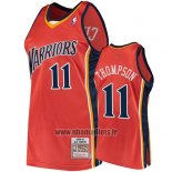 Maillot Golden State Warriors Klay Thompson No 11 2009-10 Hardwood Classics Orange