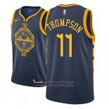 Maillot Golden State Warriors Klay Thompson No 11 2018-19 Bleu