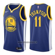 Maillot Golden State Warriors Klay Thompson No 11 Icon 2018 Bleu