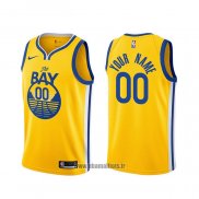 Maillot Golden State Warriors Personnalise Statement 2019-20 Or
