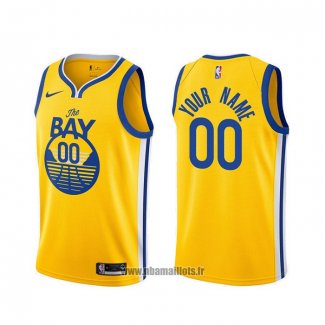 Maillot Golden State Warriors Personnalise Statement 2019-20 Or