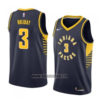 Maillot Indiana Pacers Aaron Holiday No 3 Icon 2018 Bleu