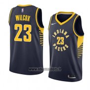 Maillot Indiana Pacers C.j. Wilcox No 23 Icon 2018 Bleu