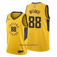 Maillot Indiana Pacers Goga Bitadze No 88 Statement Or