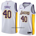 Maillot Los Angeles Lakers Ivica Zubac No 40 Association 2018 Blanc