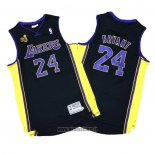 Maillot Los Angeles Lakers Kobe Bryant No 24 2009-10 Finals Noir