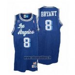 Maillot Los Angeles Lakers Kobe Bryant No 8 Retro Bleu