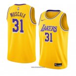 Maillot Los Angeles Lakers Mike Muscala No 31 Icon 2018-19 Jaune