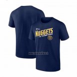 Maillot Manche Courte Denver Nuggets 2023 NBA Finals Skip Pass Bleu