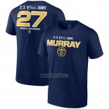 Maillot Manche Courte Denver Nuggets Jamal Murray 2023 NBA Finals Champions Bleu