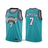 Maillot Memphis Grizzlies Justise Winslow NO 7 Classic Vert