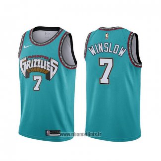 Maillot Memphis Grizzlies Justise Winslow NO 7 Classic Vert