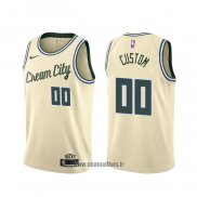 Maillot Milwaukee Bucks Personnalise Ville 2019-20 Crema