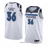 Maillot Minnesota Timberwolves Dario Saric No 36 Association 2018 Blanc