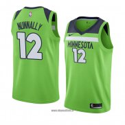 Maillot Minnesota Timberwolves James Nunnally No 12 Statement 2017-18 Vert