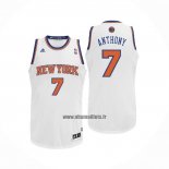 Maillot New York Knicks Carmelo Anthony NO 7 Blanc