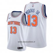 Maillot New York Knicks Marcus Morris Sr. No 13 Statement Blanc