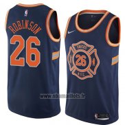Maillot New York Knicks Mitchell Robinson No 26 Ville 2018 Bleu