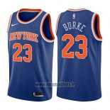 Maillot New York Knicks Trey Burke No 23 Icon 2017-18 Bleu