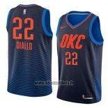 Maillot Oklahoma City Thunder Hamidou Diallo No 22 Statement 2018 Bleu