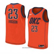 Maillot Oklahoma City Thunder Terrance Ferguson No 23 Earned 2018-19 Orange