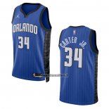 Maillot Orlando Magic Wendell Carter JR. NO 34 Statement 2022-23 Bleu