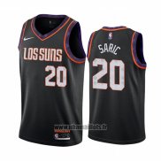 Maillot Phoenix Suns Dario Saric No 20 Ville Noir