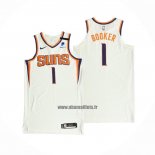 Maillot Phoenix Suns Devin Booker NO 1 Association Authentique 2021 Blanc