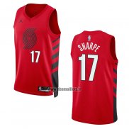 Maillot Portland Trail Blazers Shaedon Sharpe NO 17 Statement 2022-23 Rouge