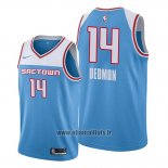 Maillot Sacramento Kings Dewayne Dedmon No 14 Ville Bleu