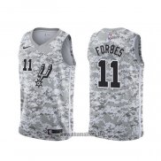 Maillot San Antonio Spurs Bryn Forbes NO 11 Earned Camuflaje